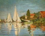 克劳德 莫奈 : Regatta at Argenteuil